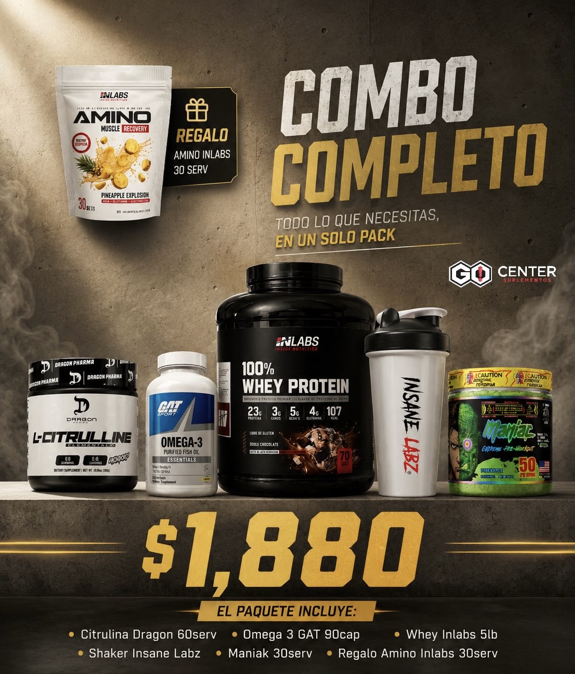 Combo Completo Maniak