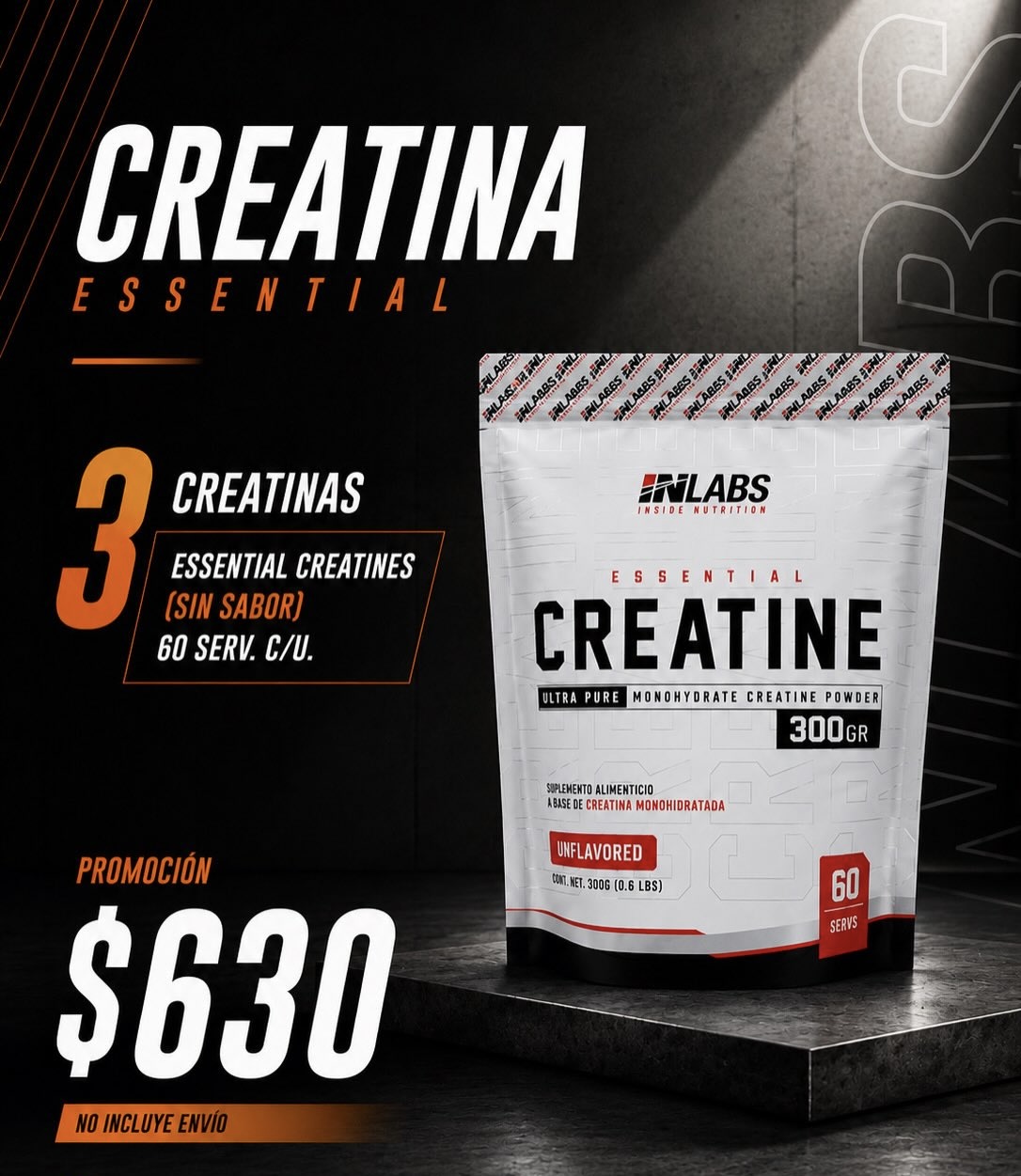 Pack 3 Creatinas Essential
