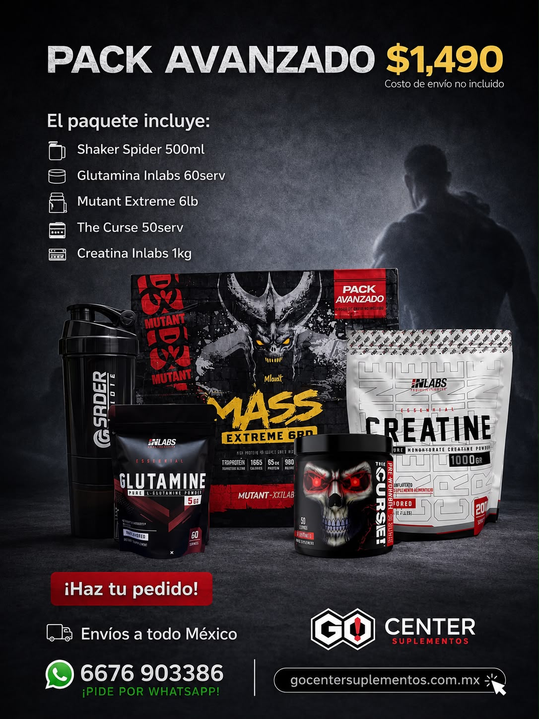 Pack Avanzado Mutant Mass