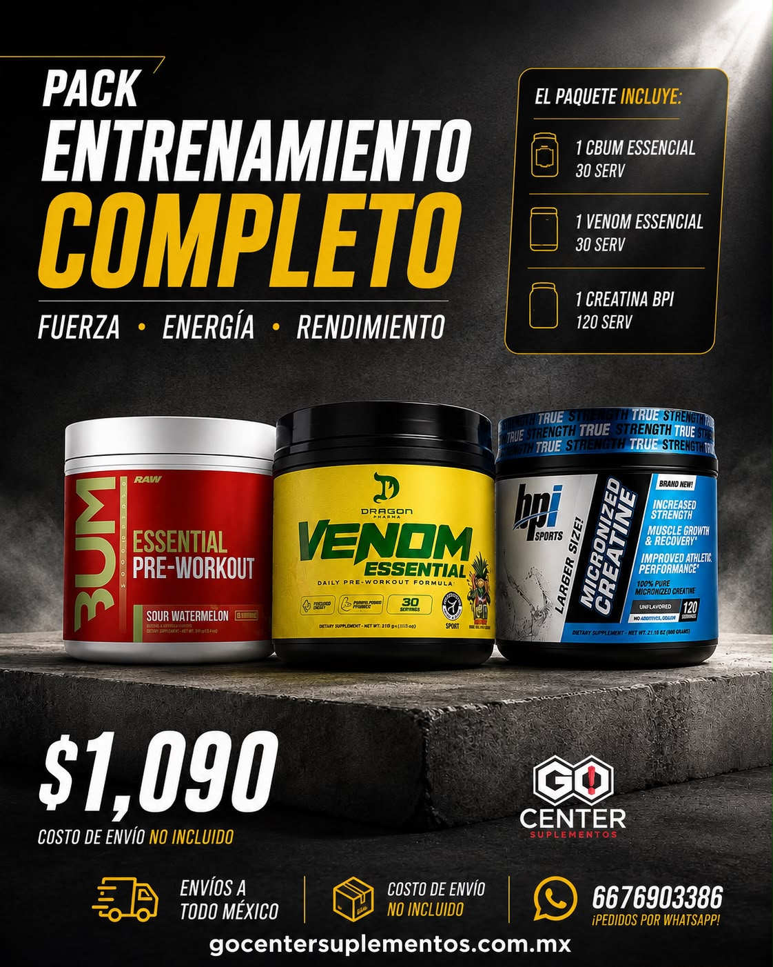 Pack Entrenamiento Completo