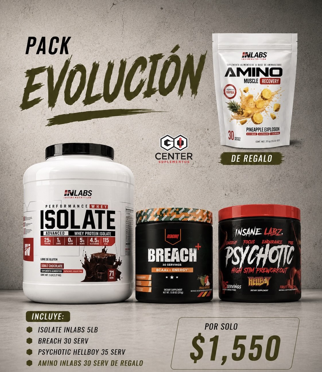 Pack Evolucion Isolate