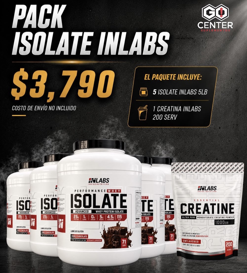 Pack Isolate Inlabs 5 + Creatina 200