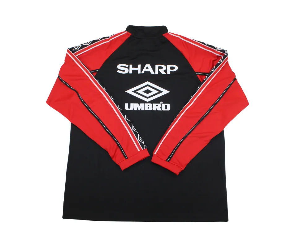 Manchester United Chamarra Negro - 98/99