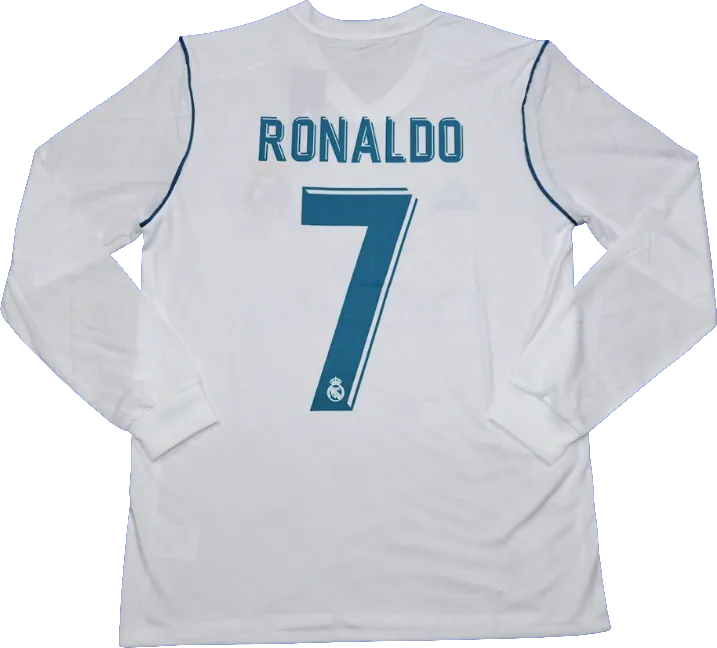 Real Madrid 17/18 Local Ronaldo - Manga Larga